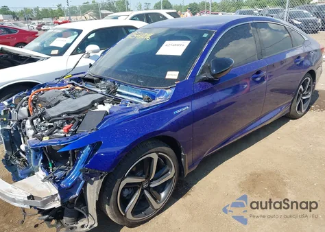 2022 Honda Accord Hybrid Sport from USA, damaged, VIN 1HGCV3F20NA031065